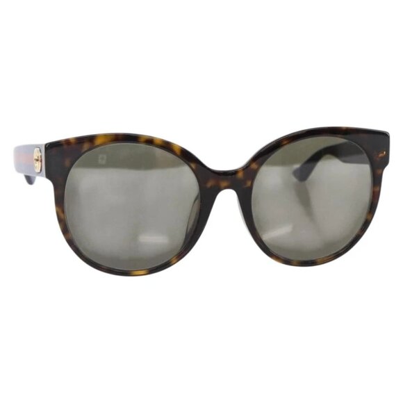 GUCCI Sherry Line Sunglasses plastic Brown Blue Red Auth